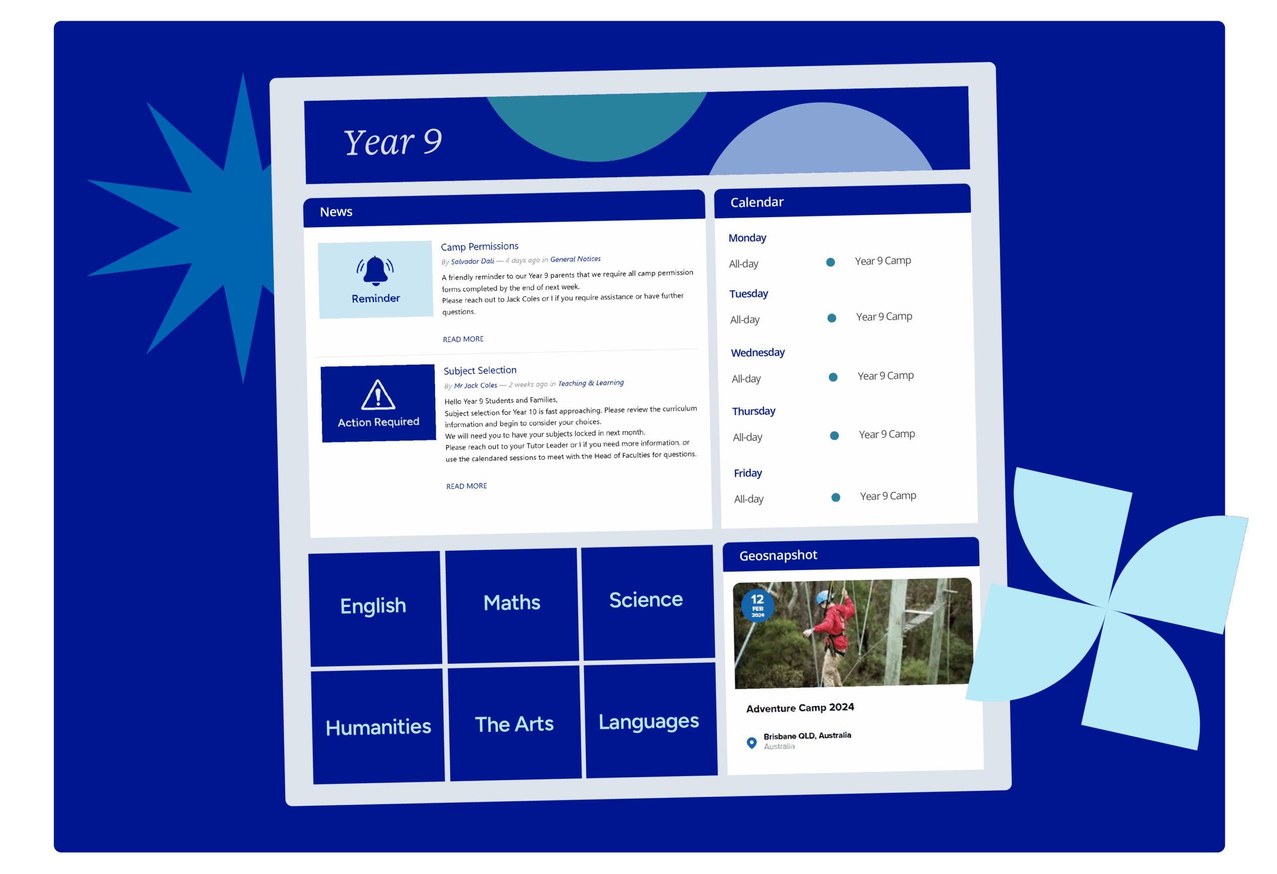 Branded portals and tailored news feeds.