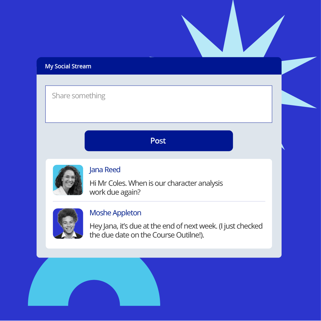 LMS Embedded tools for classroom engagement