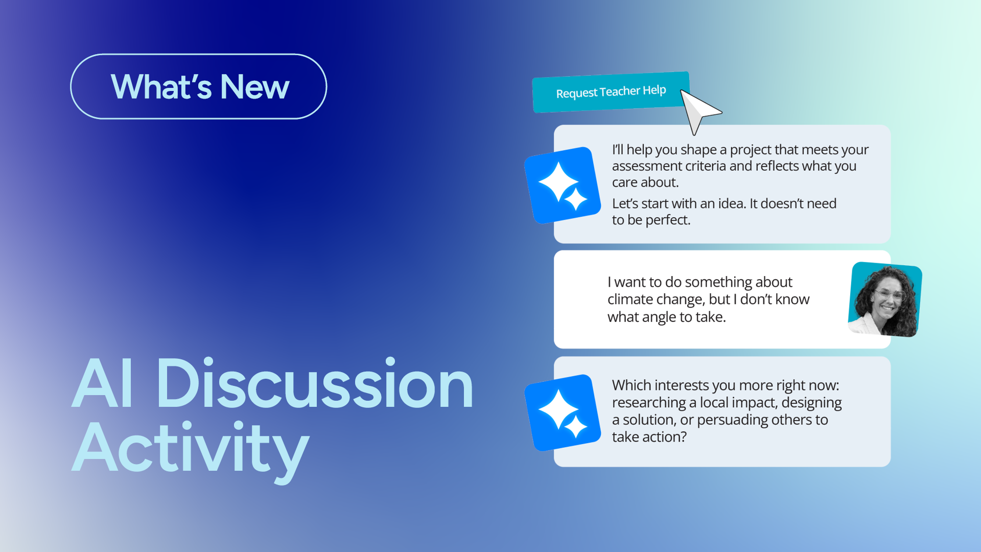 26.0 WhatsNewModal Artwork AIdiscussionActivity