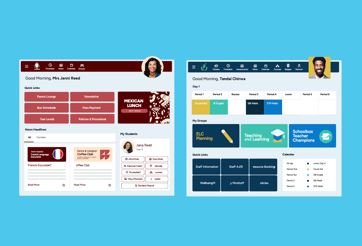 Flexible enough to reflect your school