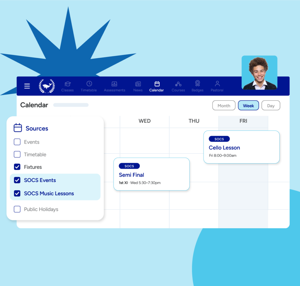Schoolbox SOCS Integration